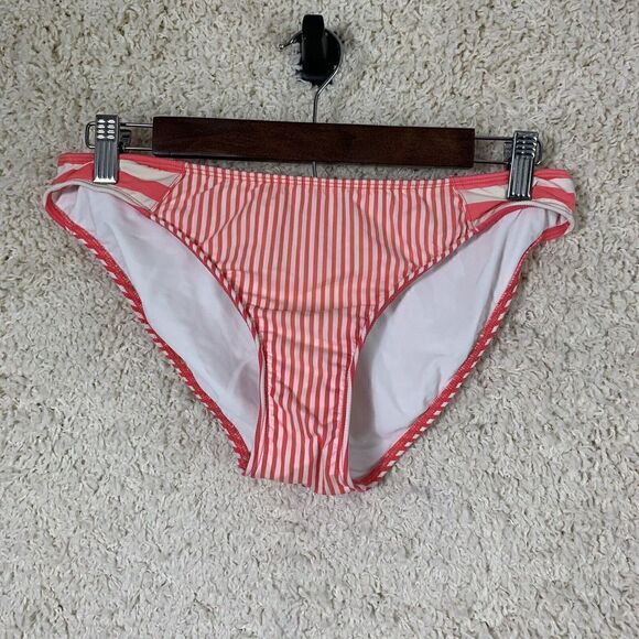 Vineyard Vines Red & Cream Striped Classic Bikini Set Women’s Size XS - Picture 6 of 14